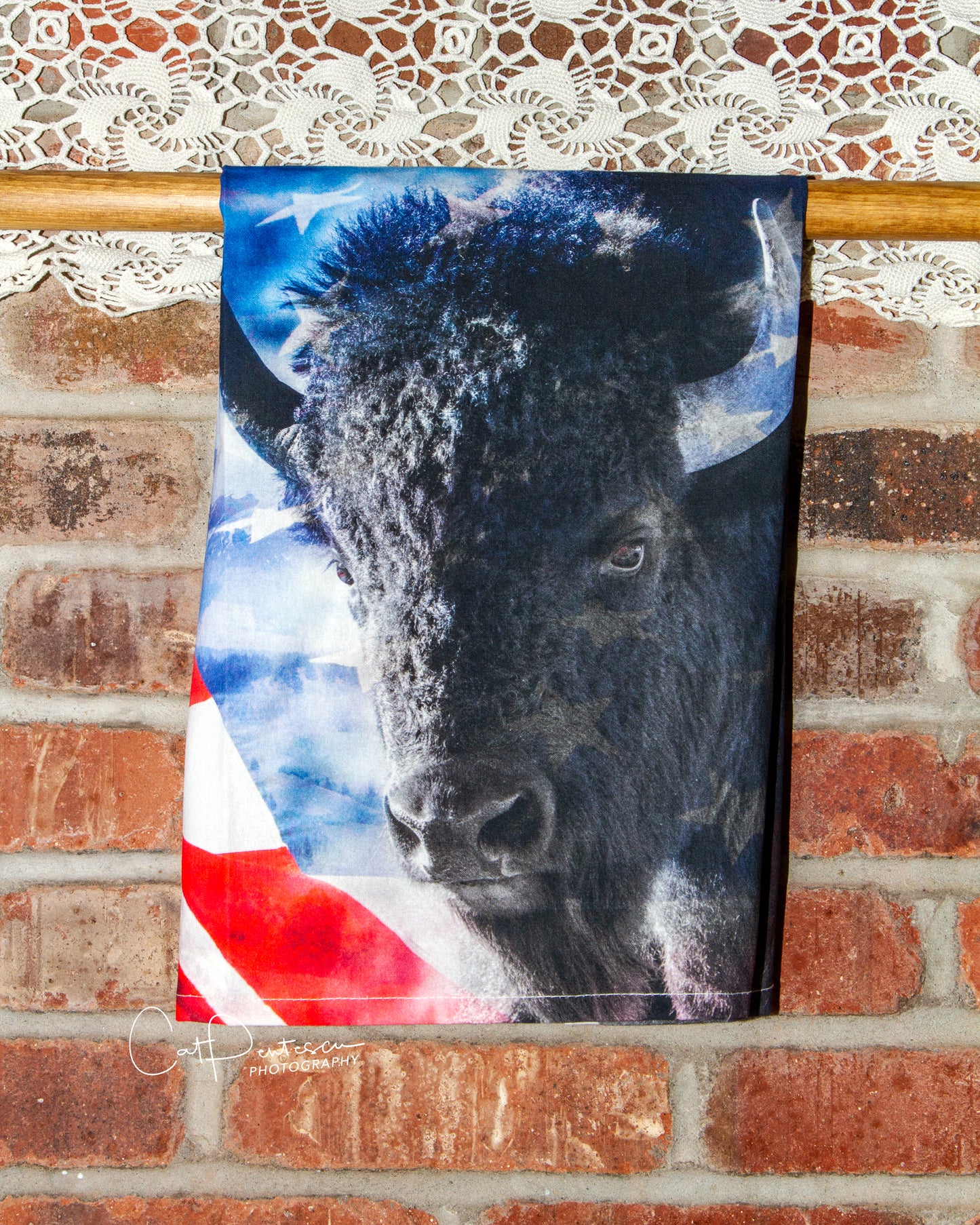 POWERED BY FREEDOM FLOUR SACK TOWEL