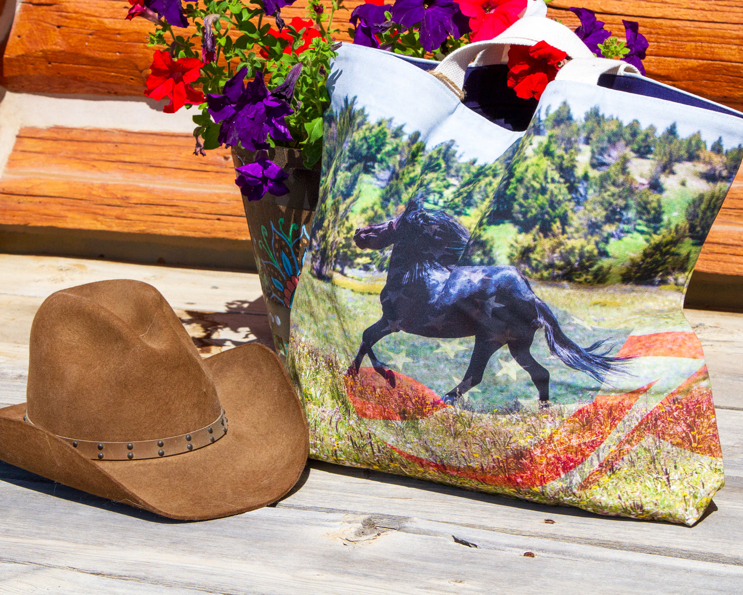 RUN FREE MARKET TOTE