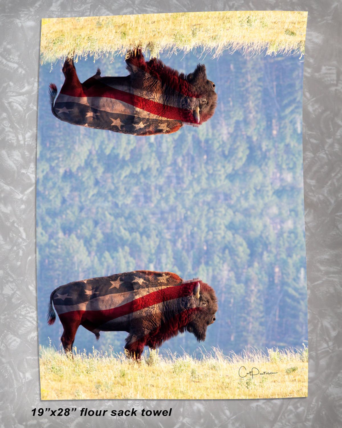 ALL AMERICAN BUFFALO FLOUR SACK TOWEL
