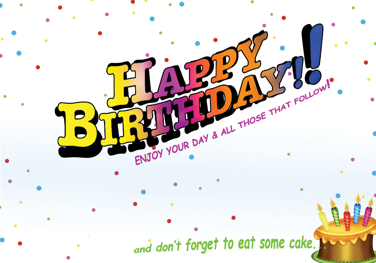 Birthday Card for CAKE AND CAT LOVERS