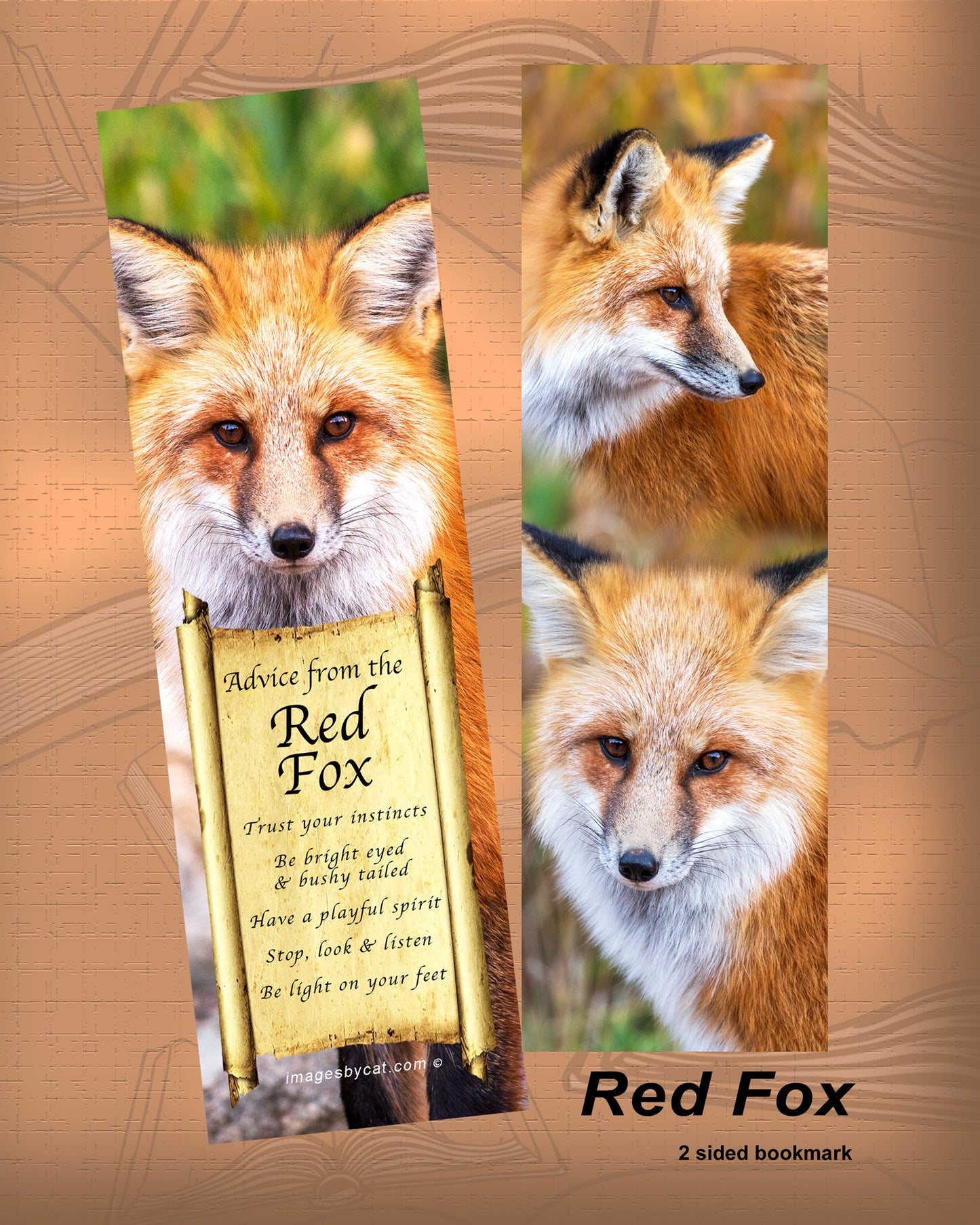 ADVICE FROM THE RED FOX BOOKMARK