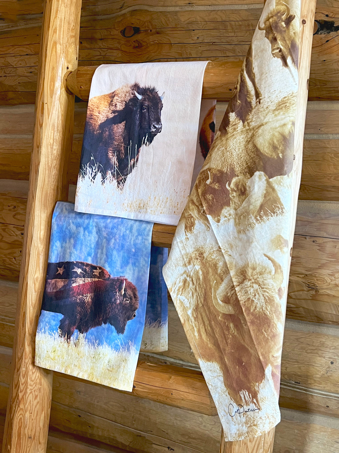 ALL AMERICAN BUFFALO FLOUR SACK TOWEL