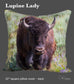 LUPINE LADY ACCENT PILLOW COVER