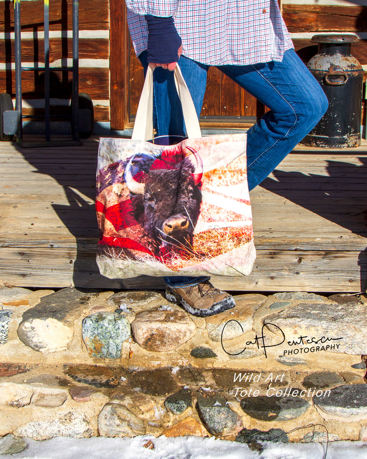 AMERICAN BUFFALO MARKET TOTE