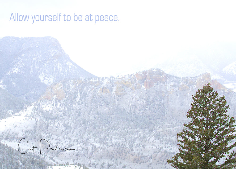 Greeting Card - BE AT PEACE