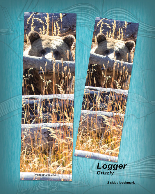 LOGGER - GRIZZLY BOOKMARK