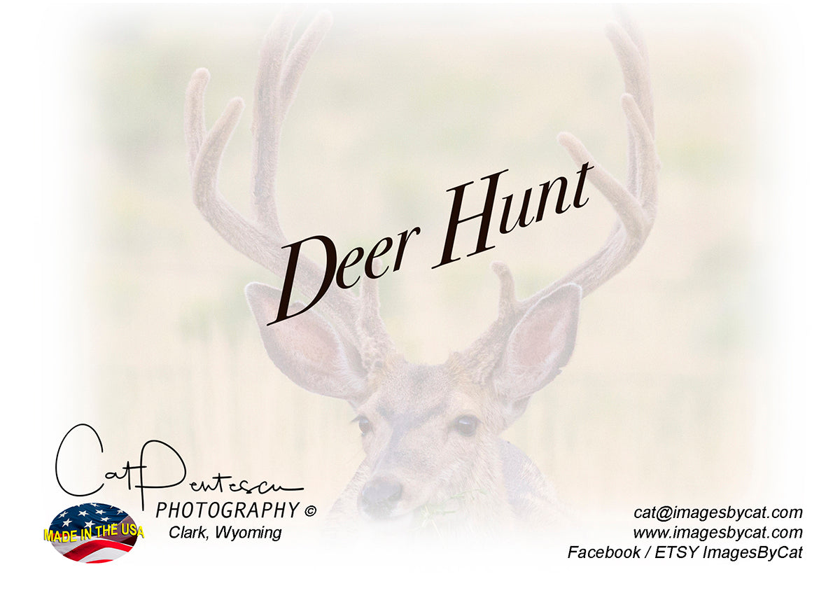 Greeting Card - DEER HUNT