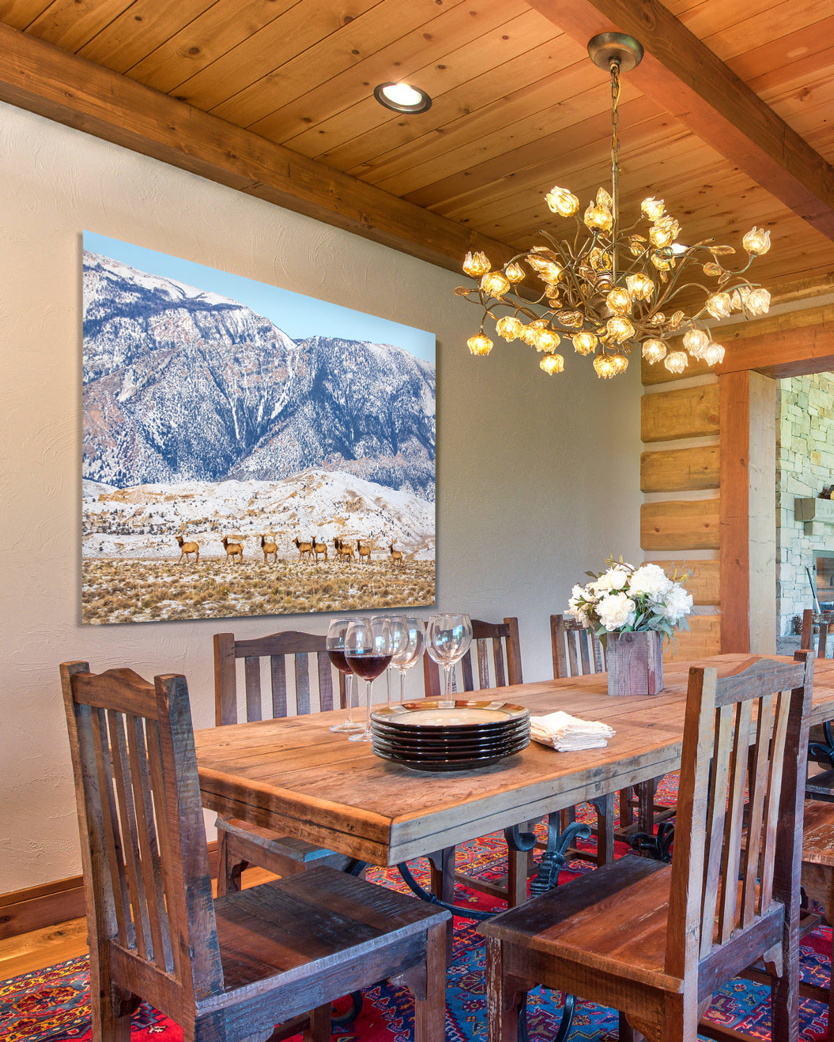 DOWN FROM THE MOUNTAIN