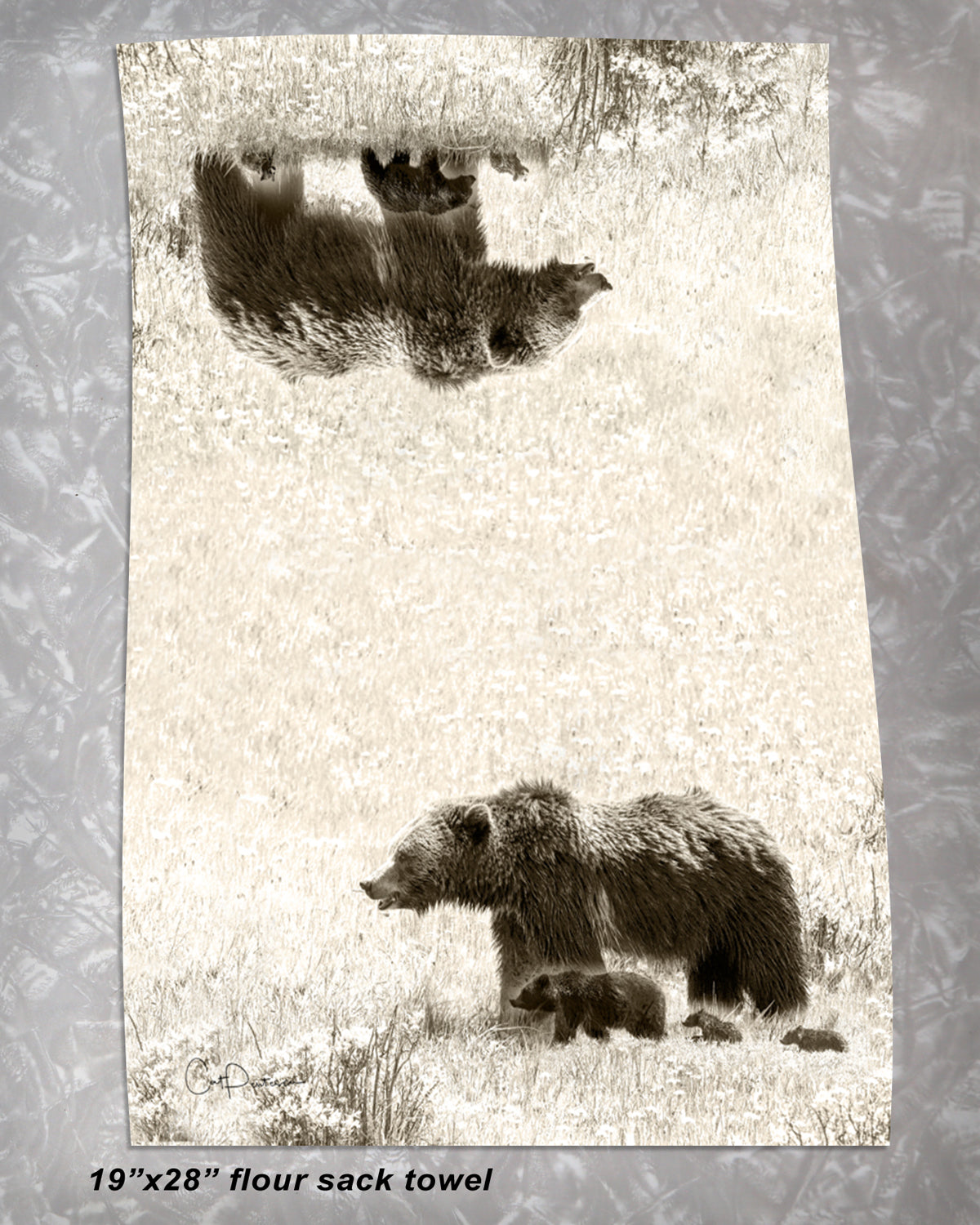 GRIZZLY SPIRIT FLOUR SACK TOWEL