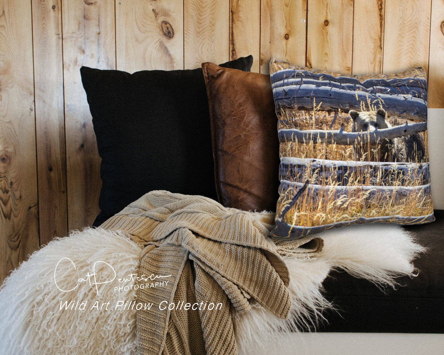 LOGGER ACCENT PILLOW COVER