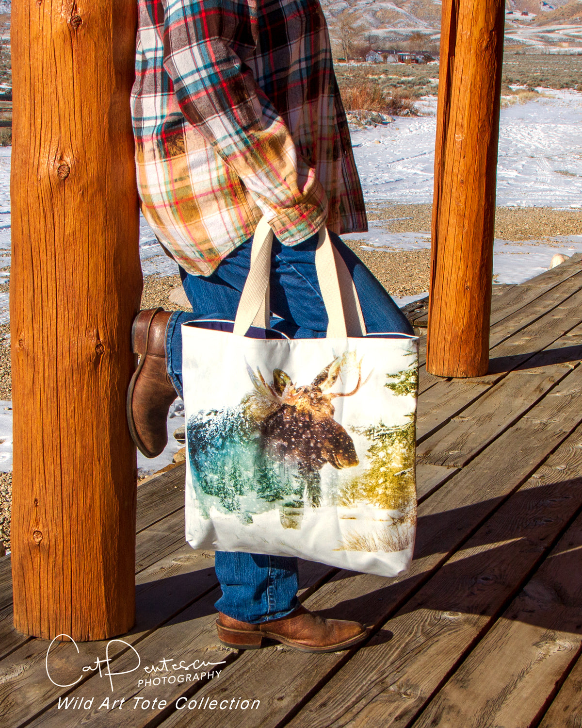 WINTER WALK MARKET TOTE