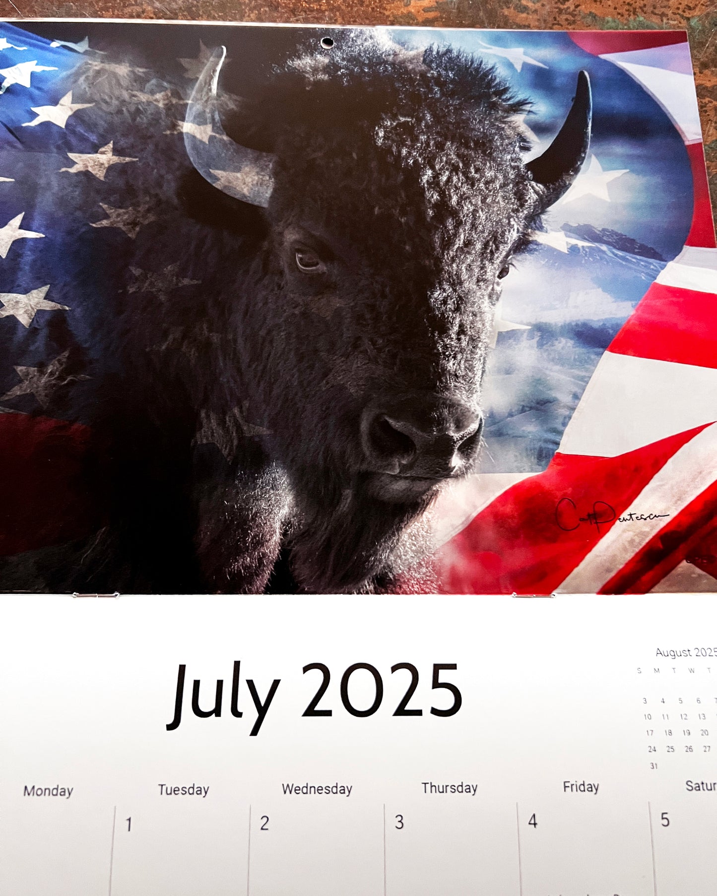 2025 AMERICAN BUFFALO CALENDAR