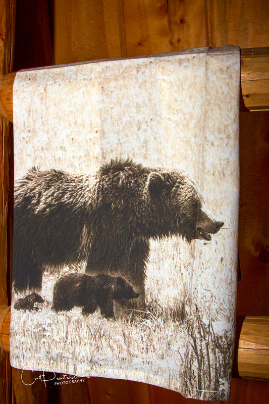 GRIZZLY SPIRIT FLOUR SACK TOWEL
