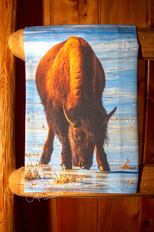 WITH ICE - BUFFALO FLOUR SACK TOWEL