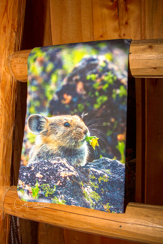 PIKA FLOWERS FLOUR SACK TOWEL