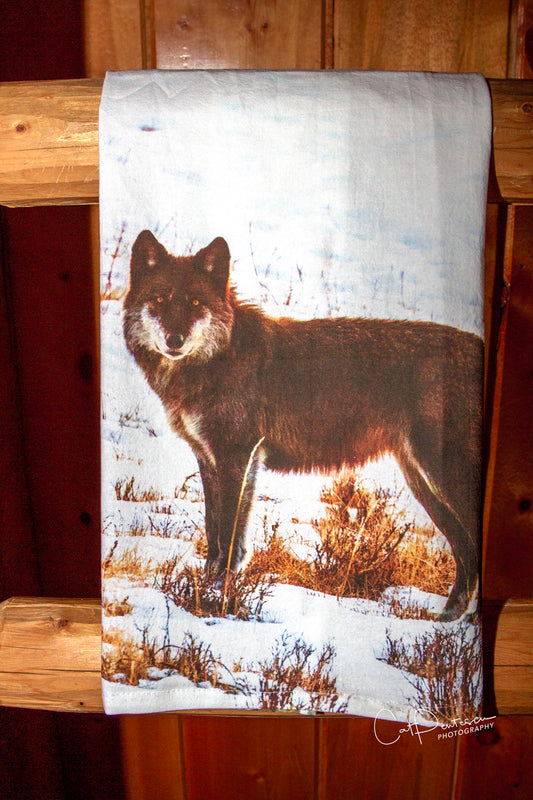 LONE WOLF FLOUR SACK TOWEL