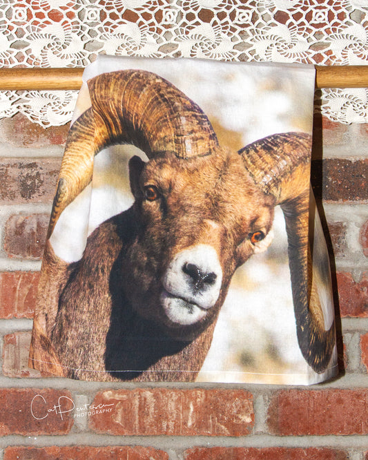 BIGHORN RAMS FLOUR SACK TOWEL