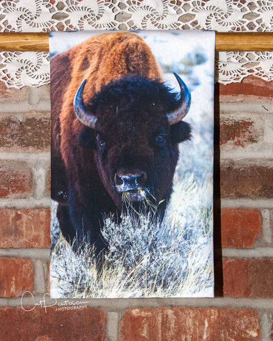 BUFFALO SAGE FLOUR SACK TOWEL