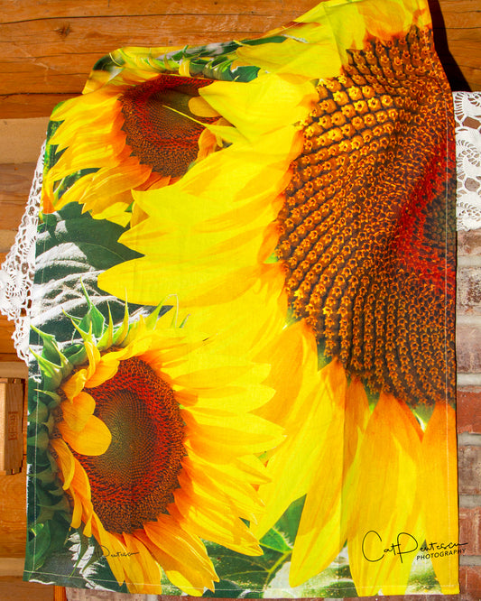SUNFLOWERS FLOUR SACK TOWEL