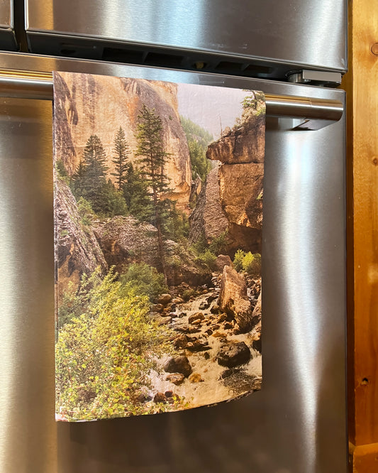 CRAZY WOMAN CANYON FLOUR SACK TOWEL