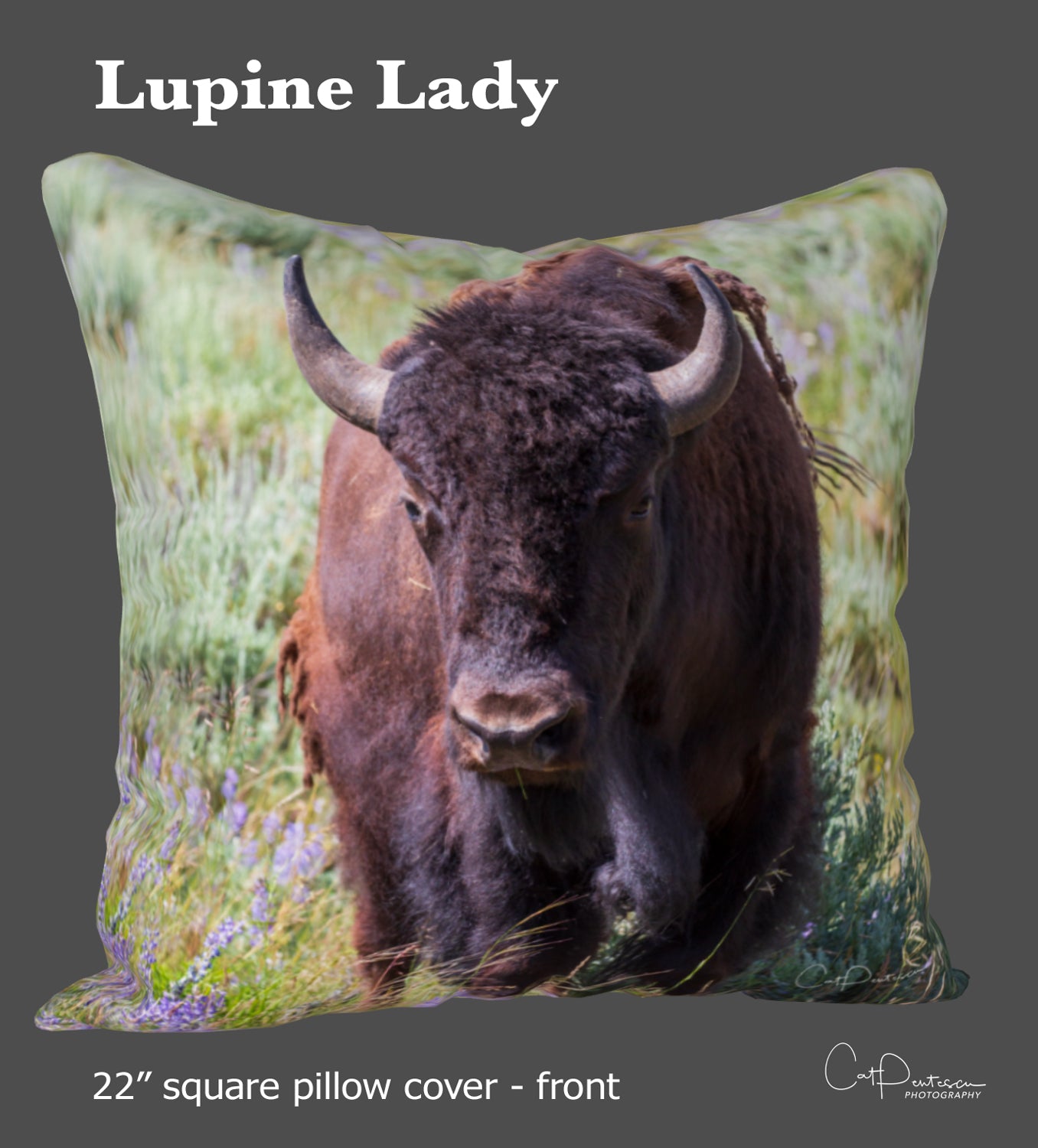 LUPINE LADY ACCENT PILLOW