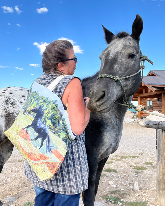 RUN FREE MARKET TOTE