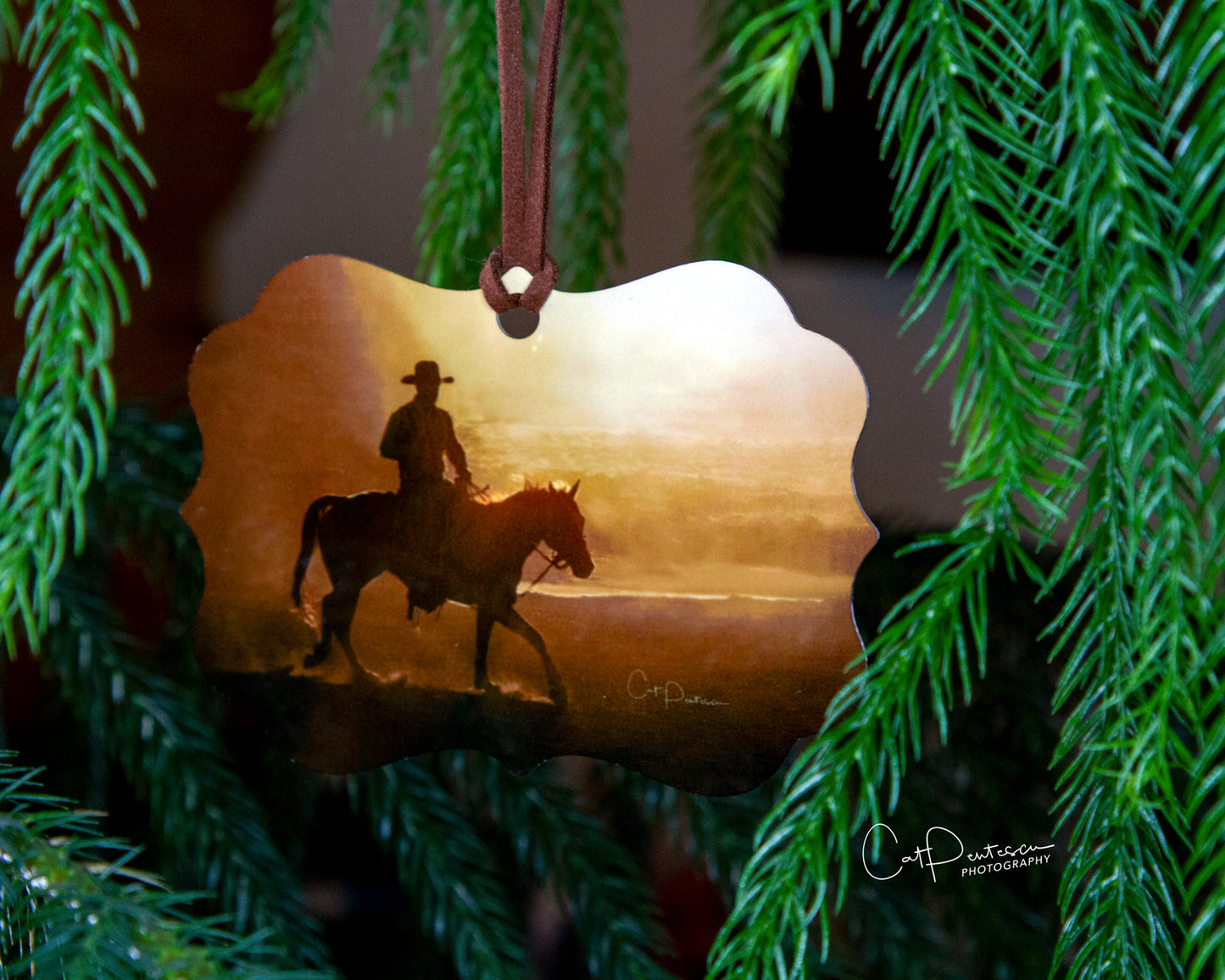 Ornament - COWBOY - Metal