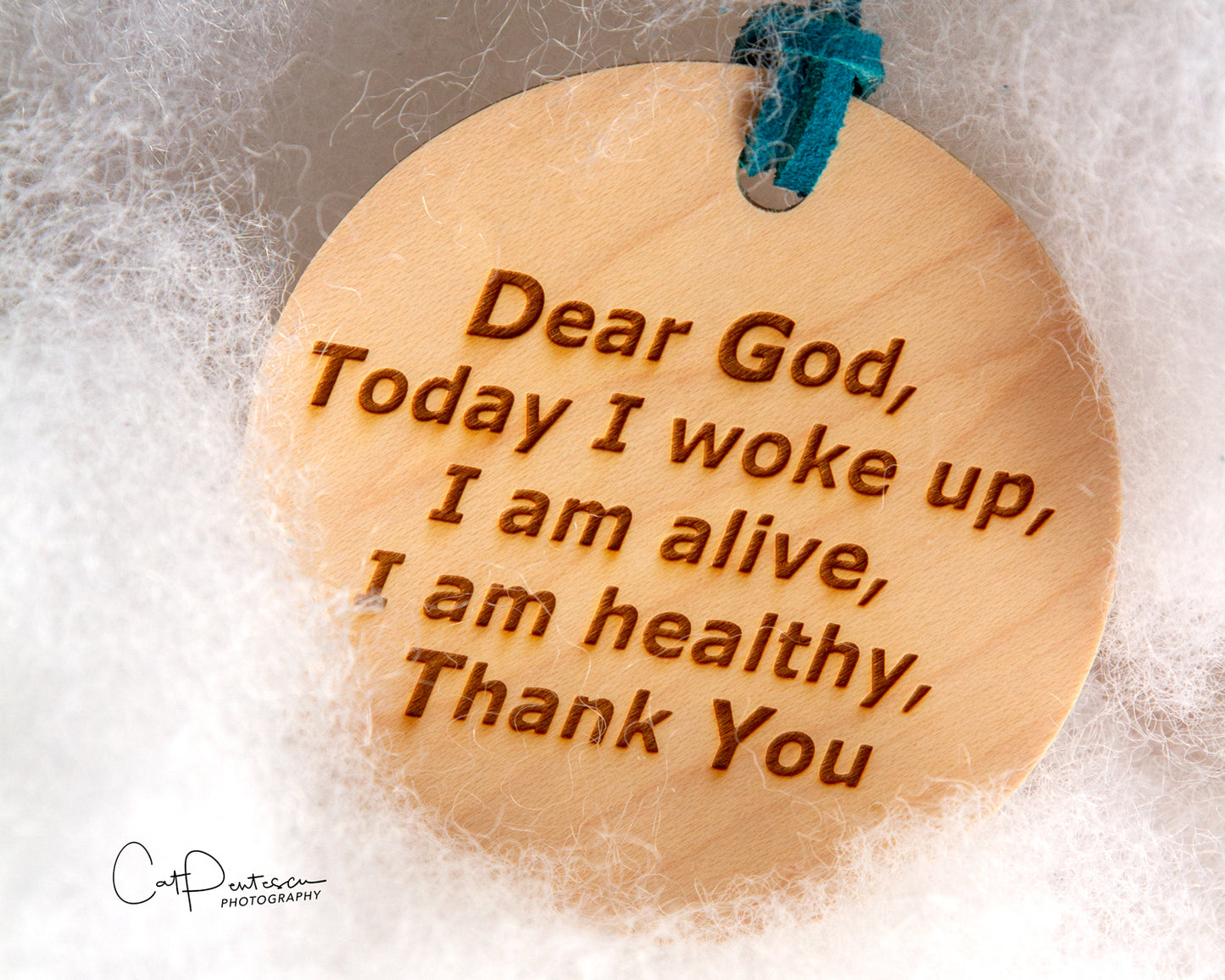 Ornament - DEAR GOD - Wooden