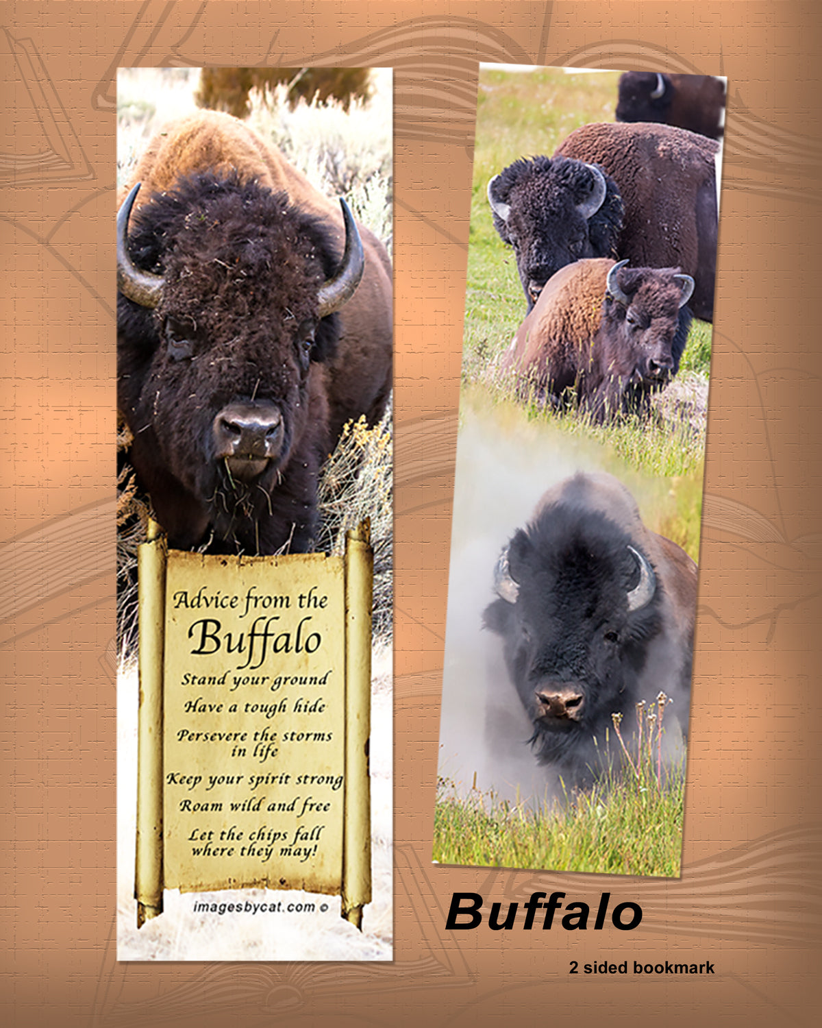 Buck Bookmark ADVICE FROM THE BUFFALO BOOKMARK – Cat Pentescu Photography
