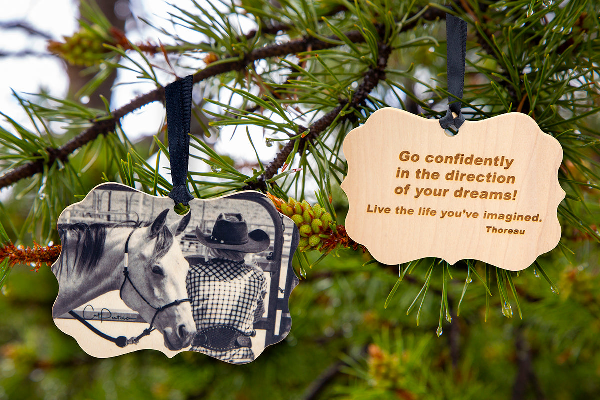 Ornament - GO CONFIDENTLY - Wooden