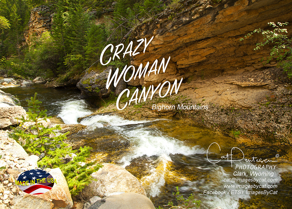 Greeting Card - CRAZY WOMAN CANYON