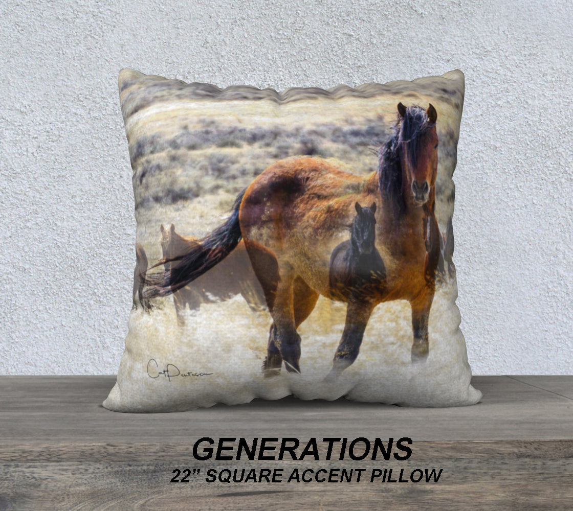 GENERATIONS ACCENT PILLOW COVER