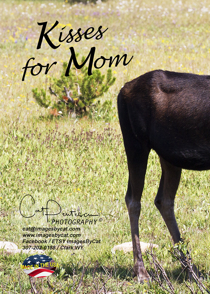 Greeting Card - KISSES FOR MOM
