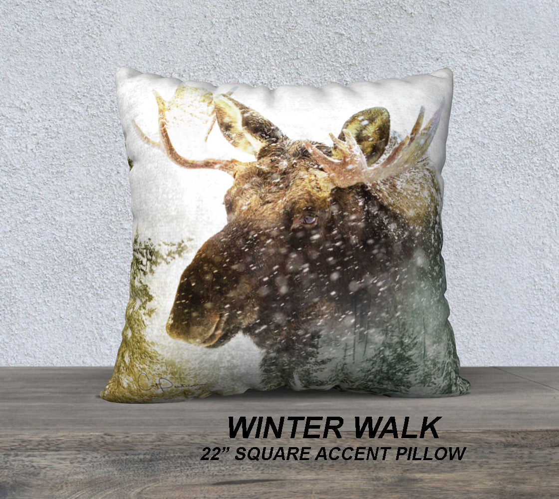 WINTER WALK ACCENT PILLOW COVER